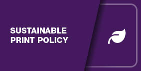 MFD Sustainable Print policy button click through to access Sustainable Print policy information